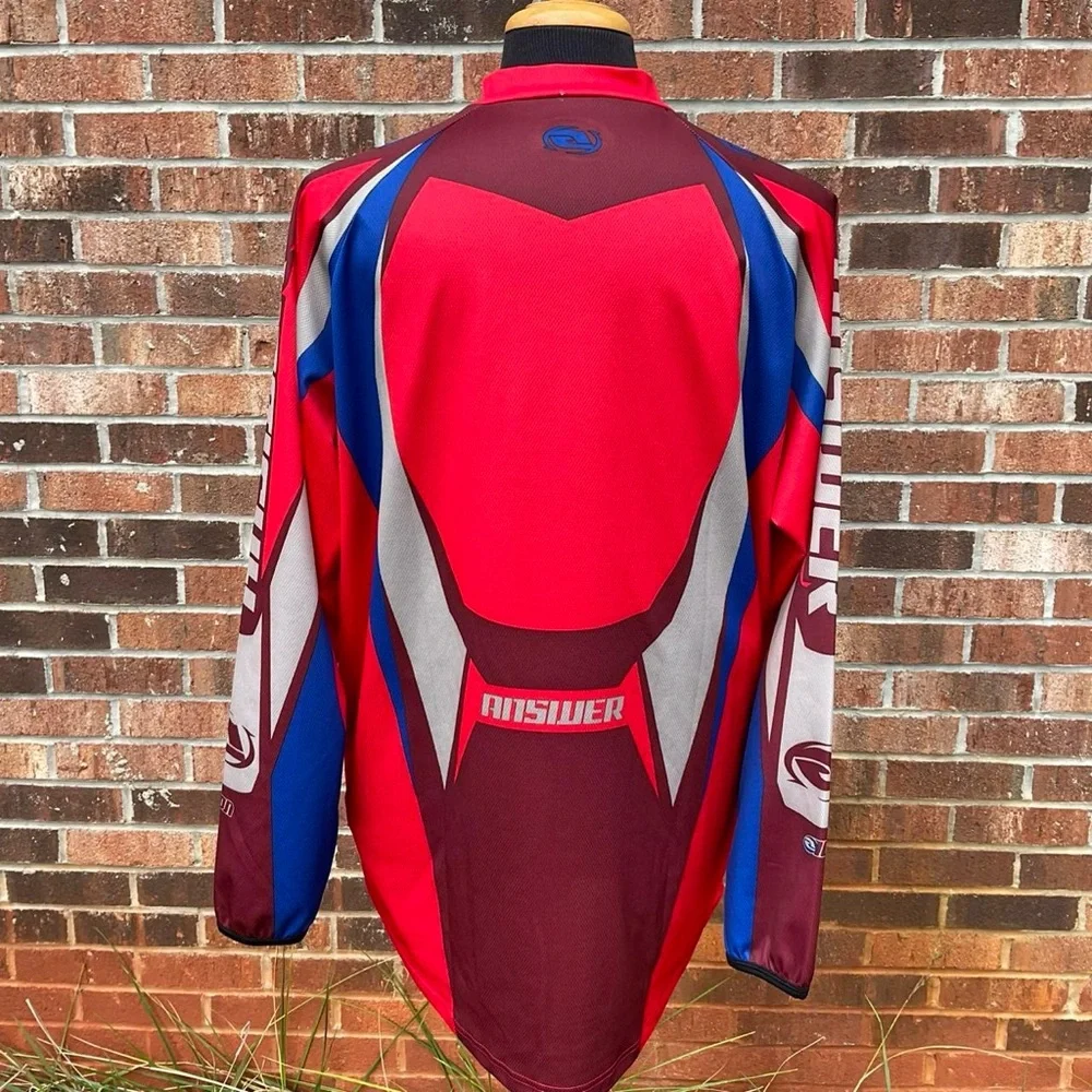 Answer 2008 Motocross Red and Blue size Large Biker jersey - Picture 4 of 8